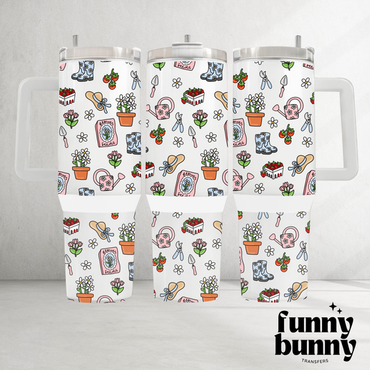 Garden Essentials 2.0  - 40oz UVDTF Tumbler Wrap