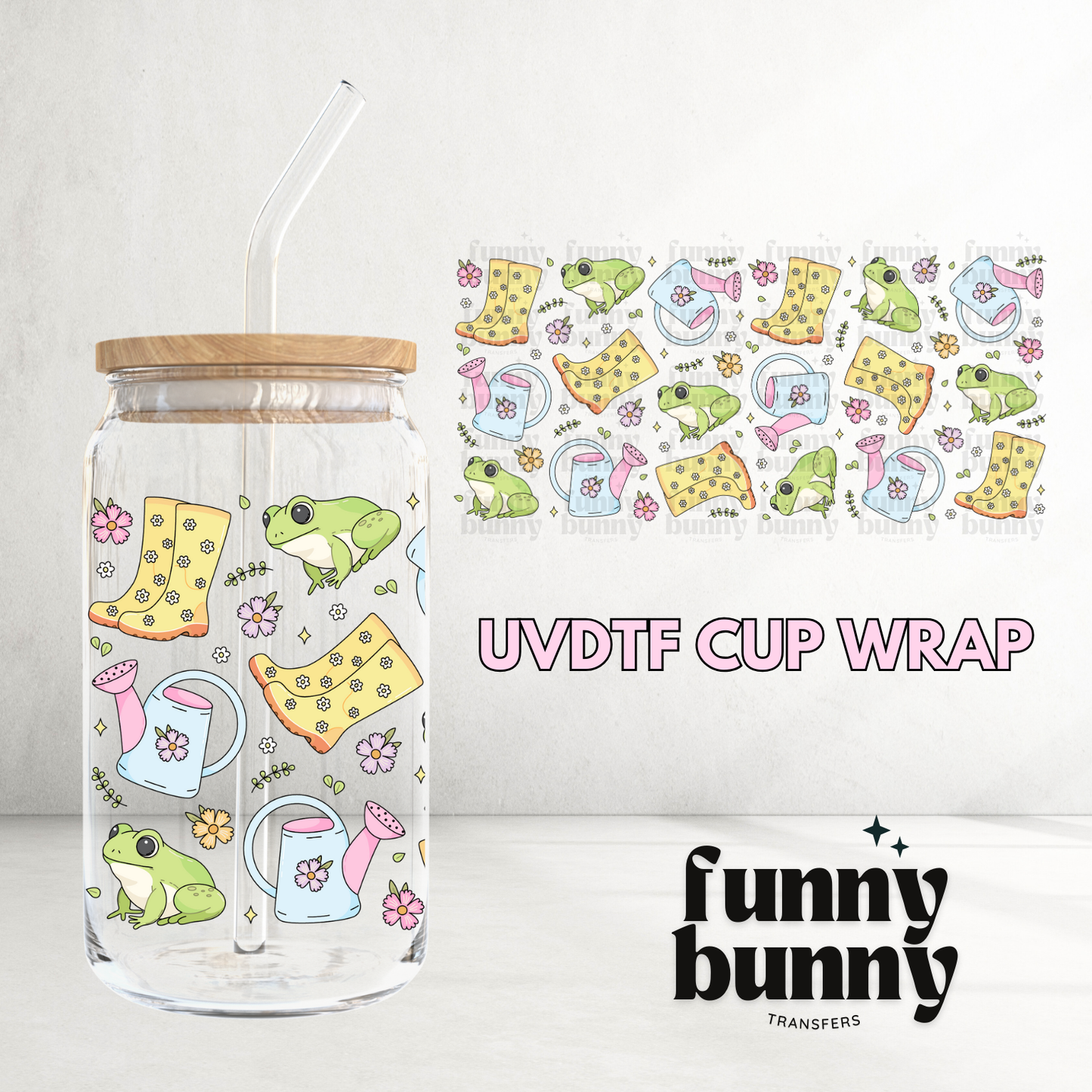 Garden State - 16oz UVDTF Cup Wrap