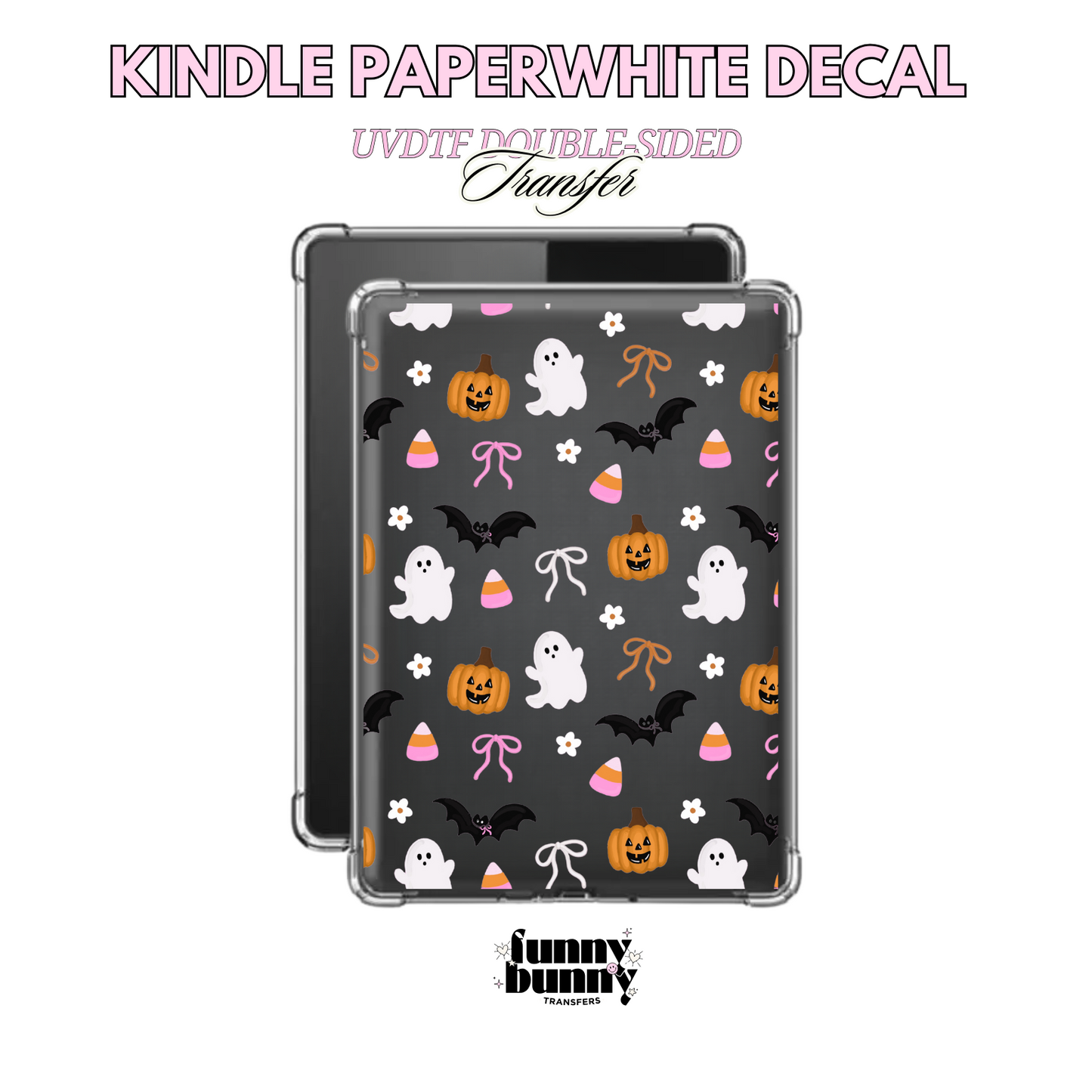 Ghost And Bats Cuties- Kindle Decal