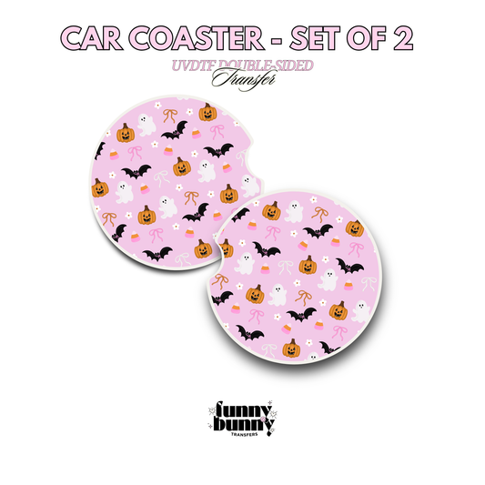 Ghost And Bats Cuties - UVDTF Coaster