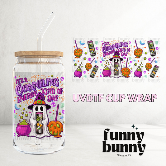 Ghost Energy - 16oz UVDTF Cup Wrap