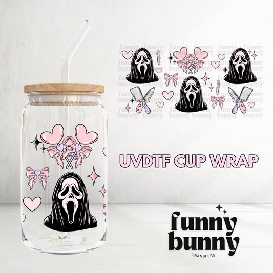 Ghostface Lover - 16oz UVDTF Cup Wrap