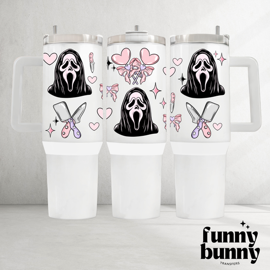 Ghostface Lover - 40oz UVDTF Tumbler Wrap