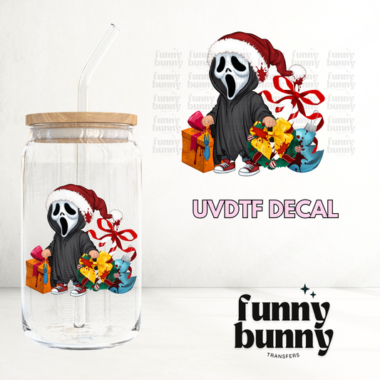 Ghostface Xmas - UVDTF Decal