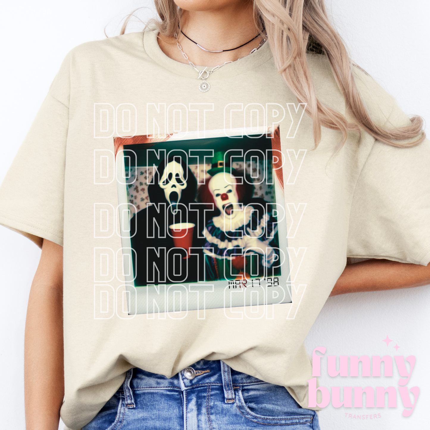 Ghost & Kid Clown St Patty - DTF Transfer