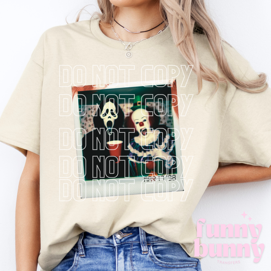 Ghost & Kid Clown St Patty - DTF Transfer