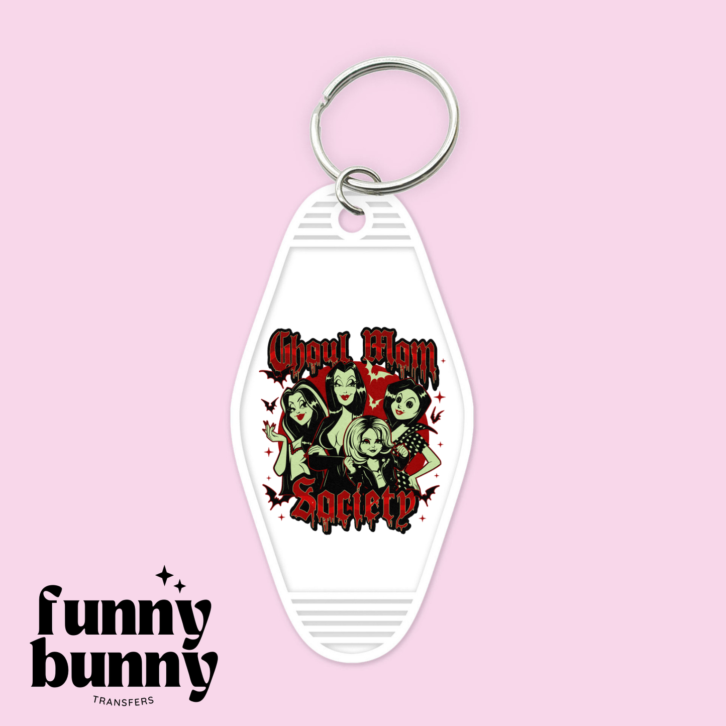 Ghoul Mom Society - Motel Keychain