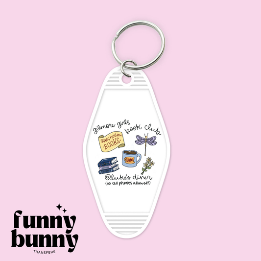 Gilmore Book Club - Motel Keychain