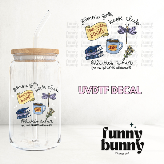 Gilmore Book Club - UVDTF Decal