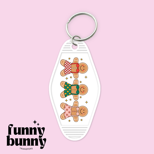 Gingerbread Boys - Motel Keychain