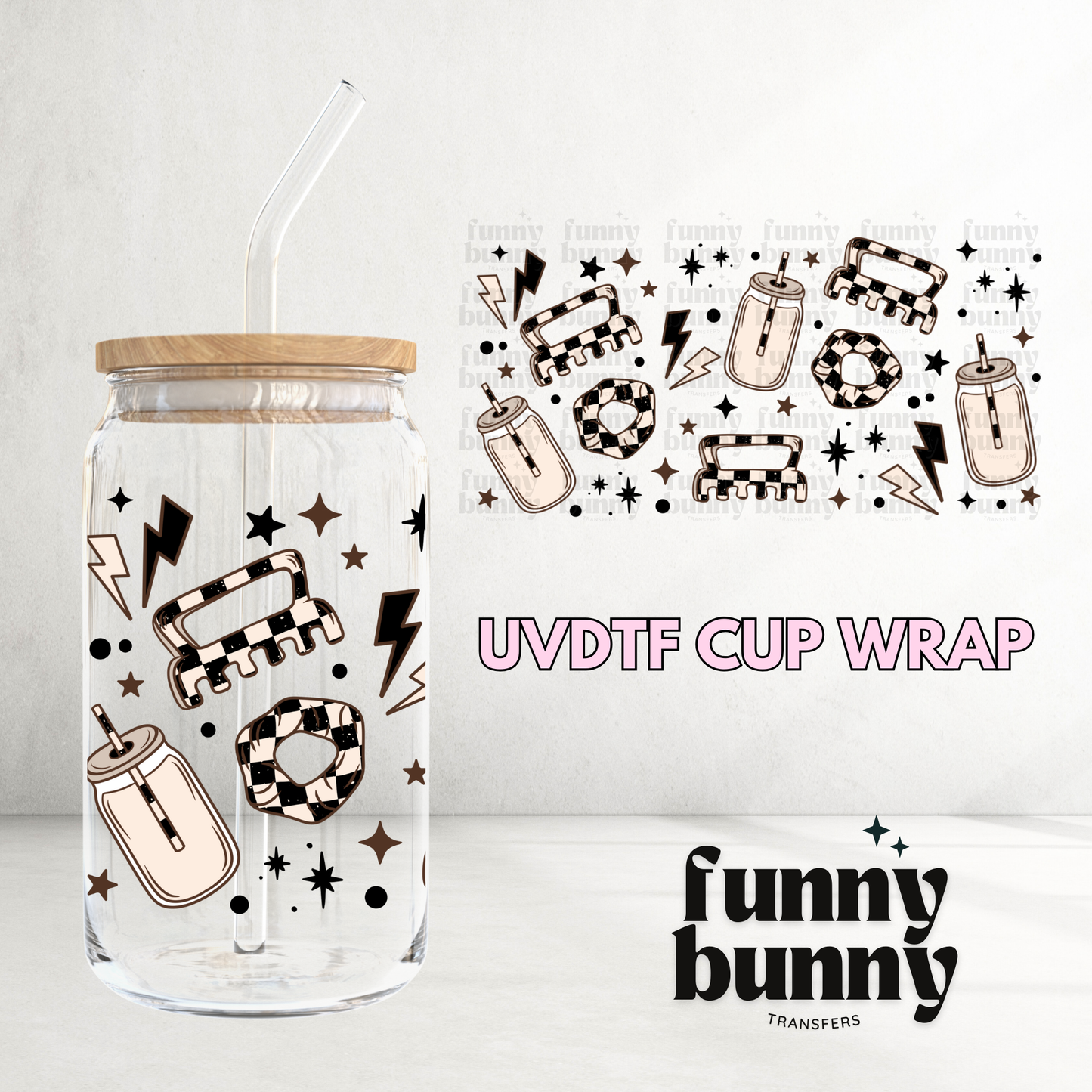 Girl Essentials - 16oz UVDTF Cup Wrap