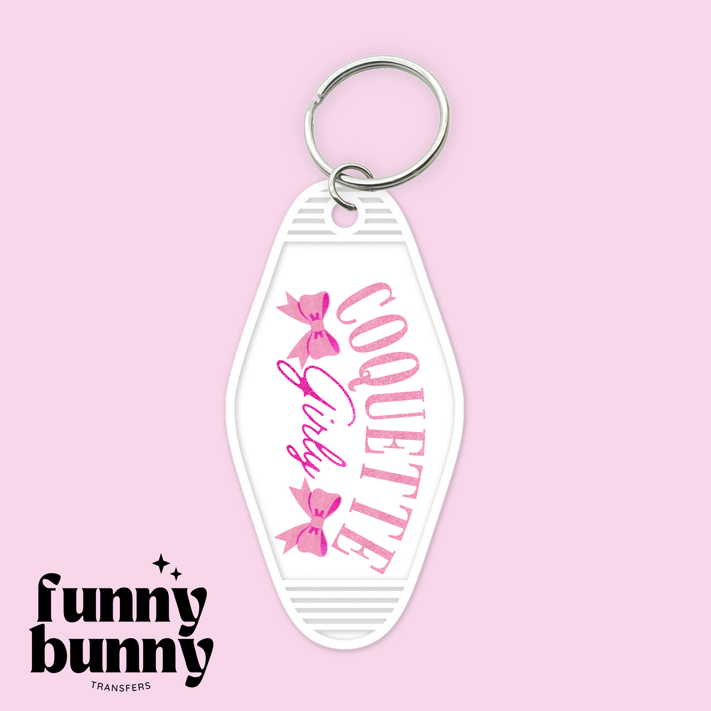 Girlie Coquette Bows - Motel Keychain