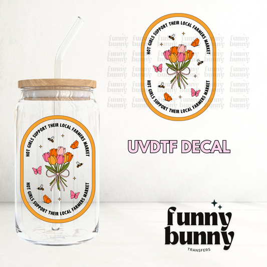 Girls Support Local Markets II - UVDTF Decal