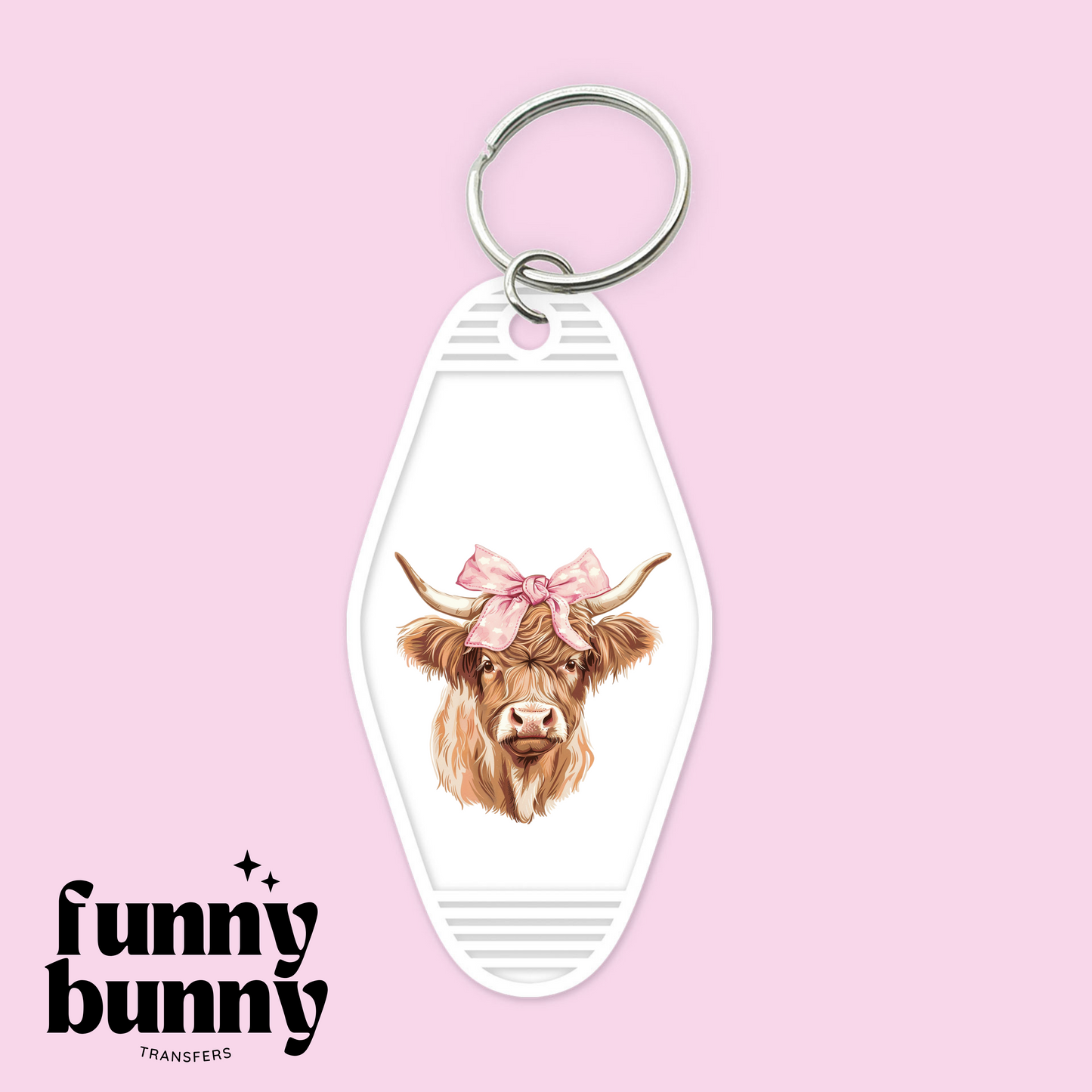 Coquette Cow - Motel Keychain