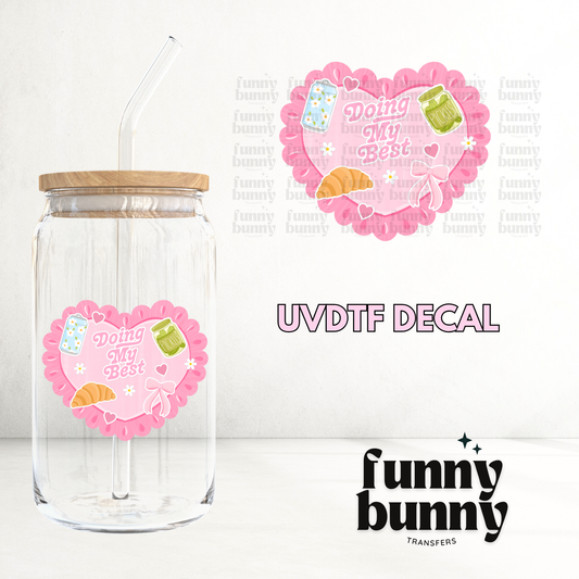 Girly Girl Essentials - UVDTF Decal