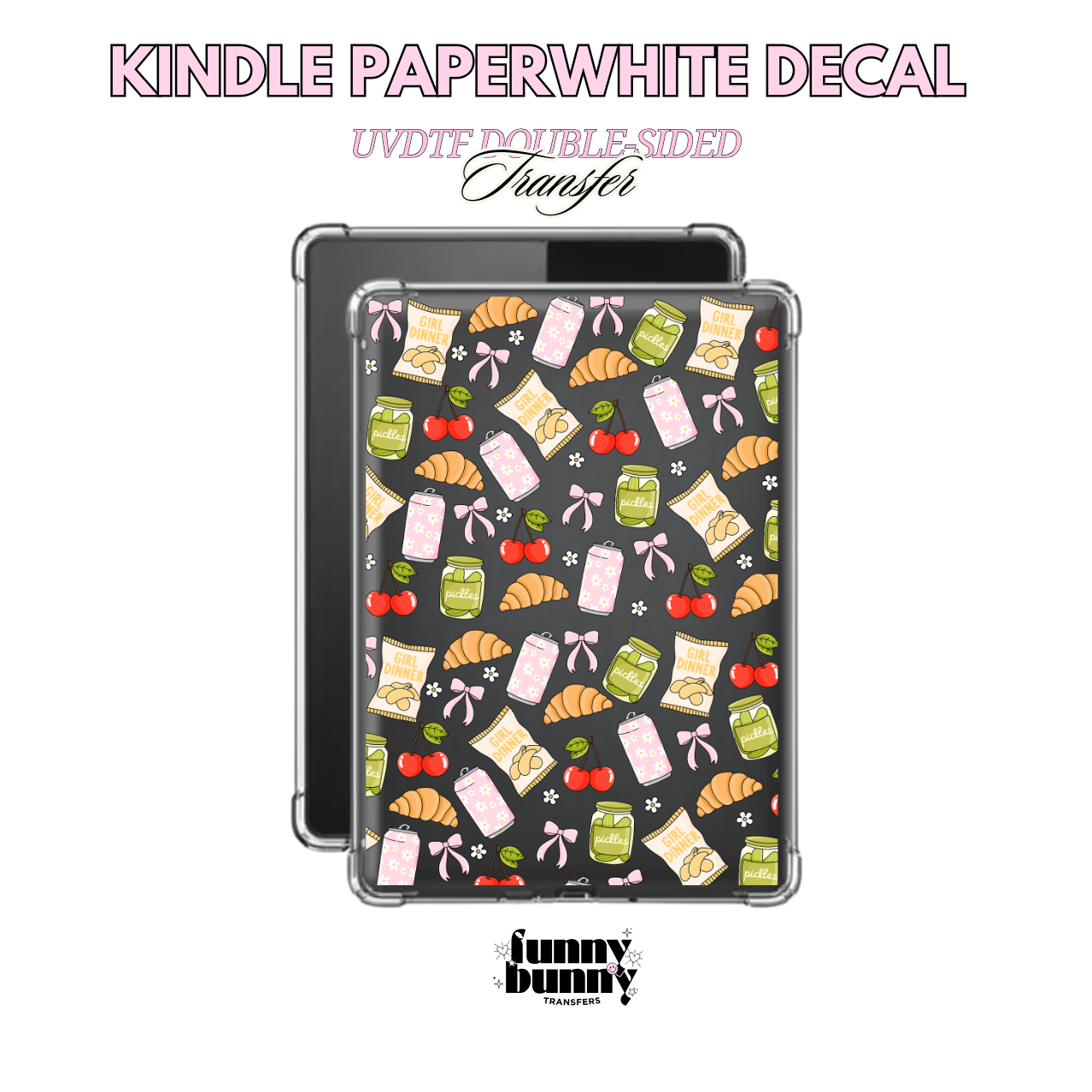 Girly Snacks - Kindle Decal