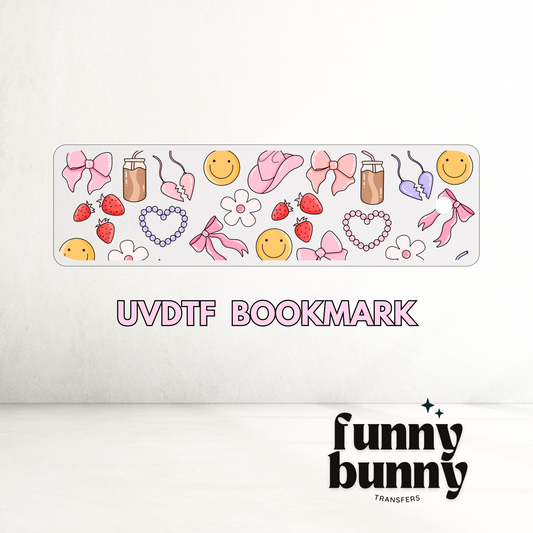 Girly Things - UVDTF Bookmark Decal