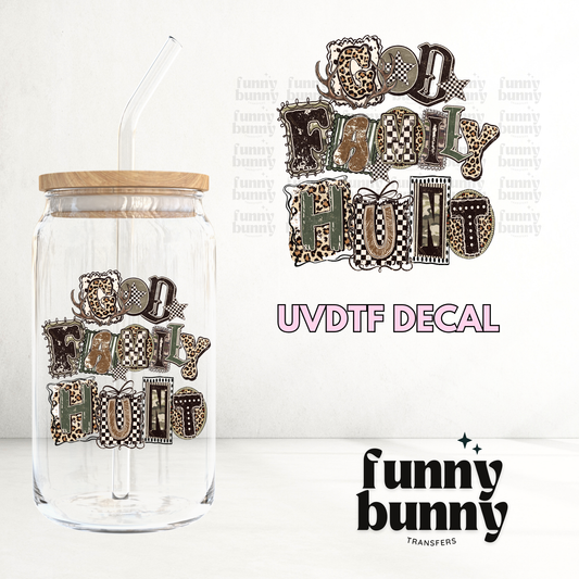 God Fam Hunt - UVDTF Decal