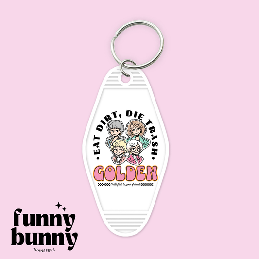 Golden - Motel Keychain