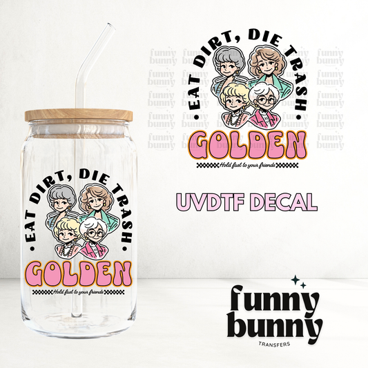 Golden - UVDTF Decal