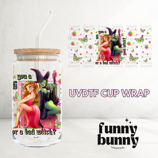 Good Or Bad Witch - 16oz UVDTF Cup Wrap