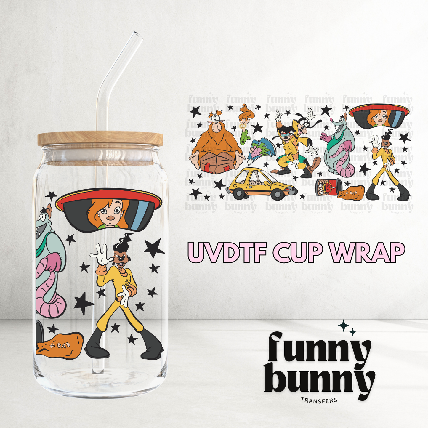 Goof Tour - 16oz UVDTF Cup Wrap