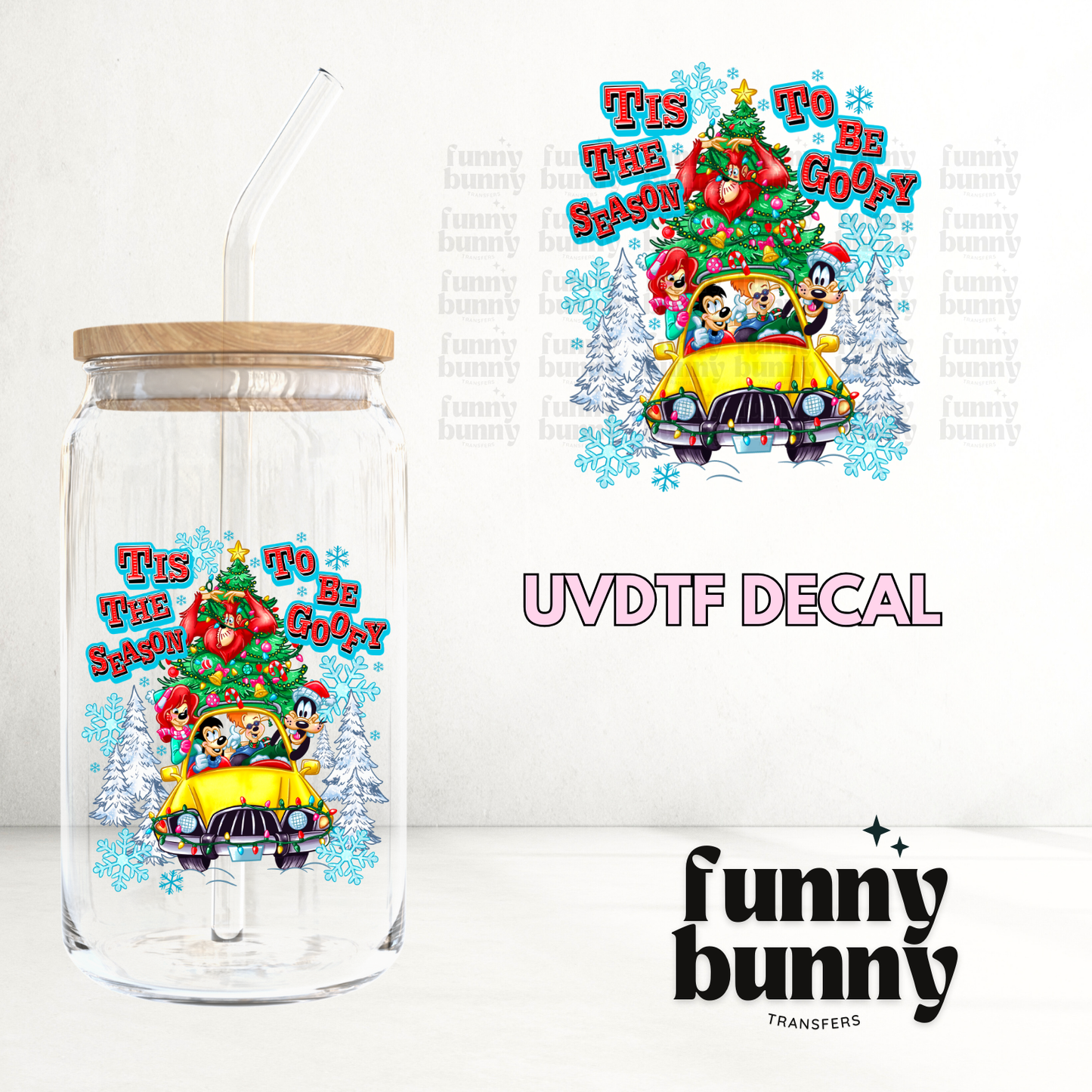 Goofy Jolly Season - UVDTF Decal