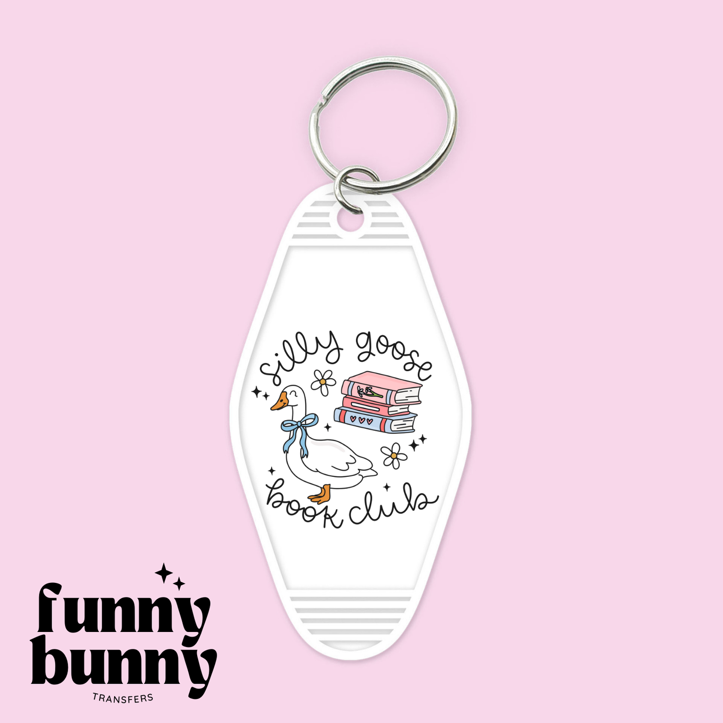 Goose Book Club - Motel Keychain