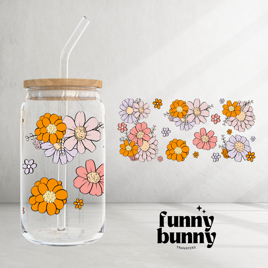 Gorgeous Gorgeous Flowers - 16oz UVDTF Cup Wrap