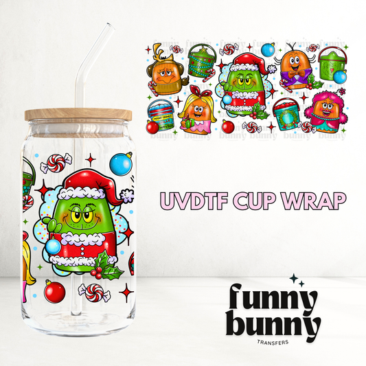 Grinchy Nuggies - 16oz UVDTF Cup Wrap