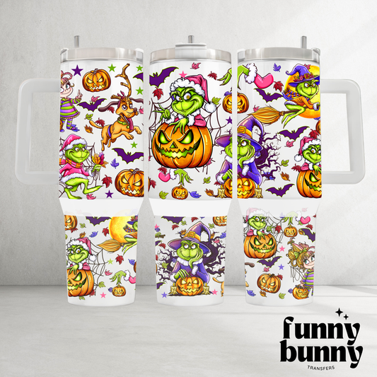 Grnchoween - 40oz UVDTF Tumbler Wrap