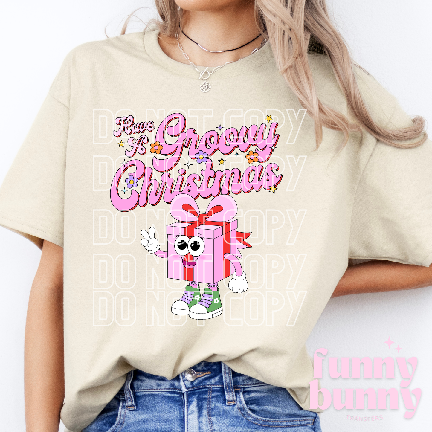 Groovy Christmas Gift - DTF Transfer