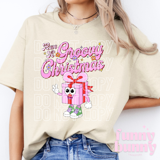 Groovy Christmas Gift - DTF Transfer