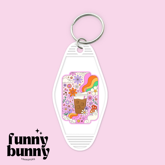 Groovy Coffee - Motel Keychain