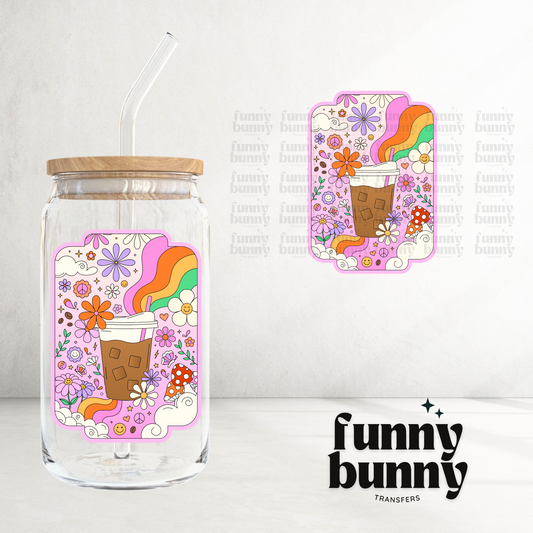 Groovy Coffee - UVDTF Decal