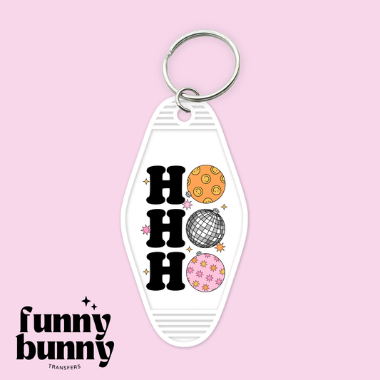 Groovy HO HO HO - Motel Keychain