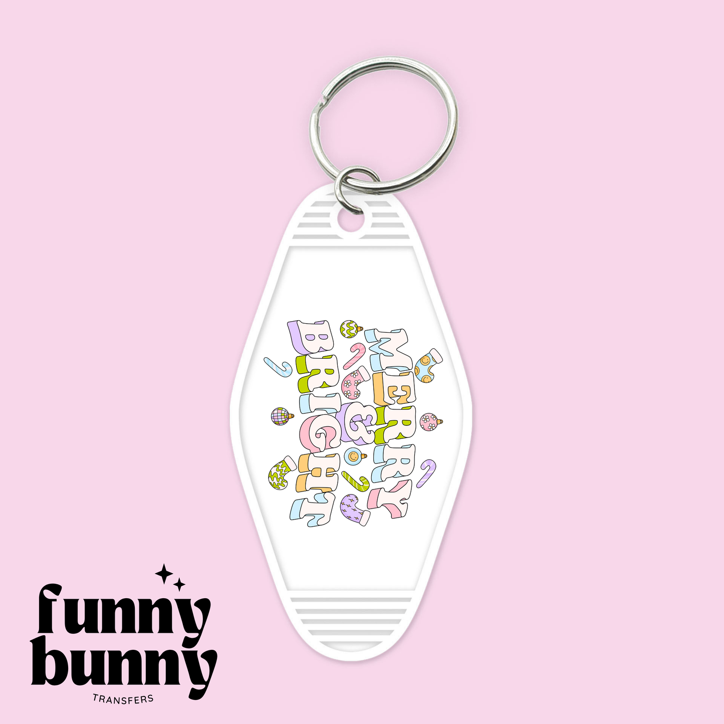 Groovy Merry & Bright  - Motel Keychain