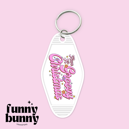Groovy Xmas - Motel Keychain