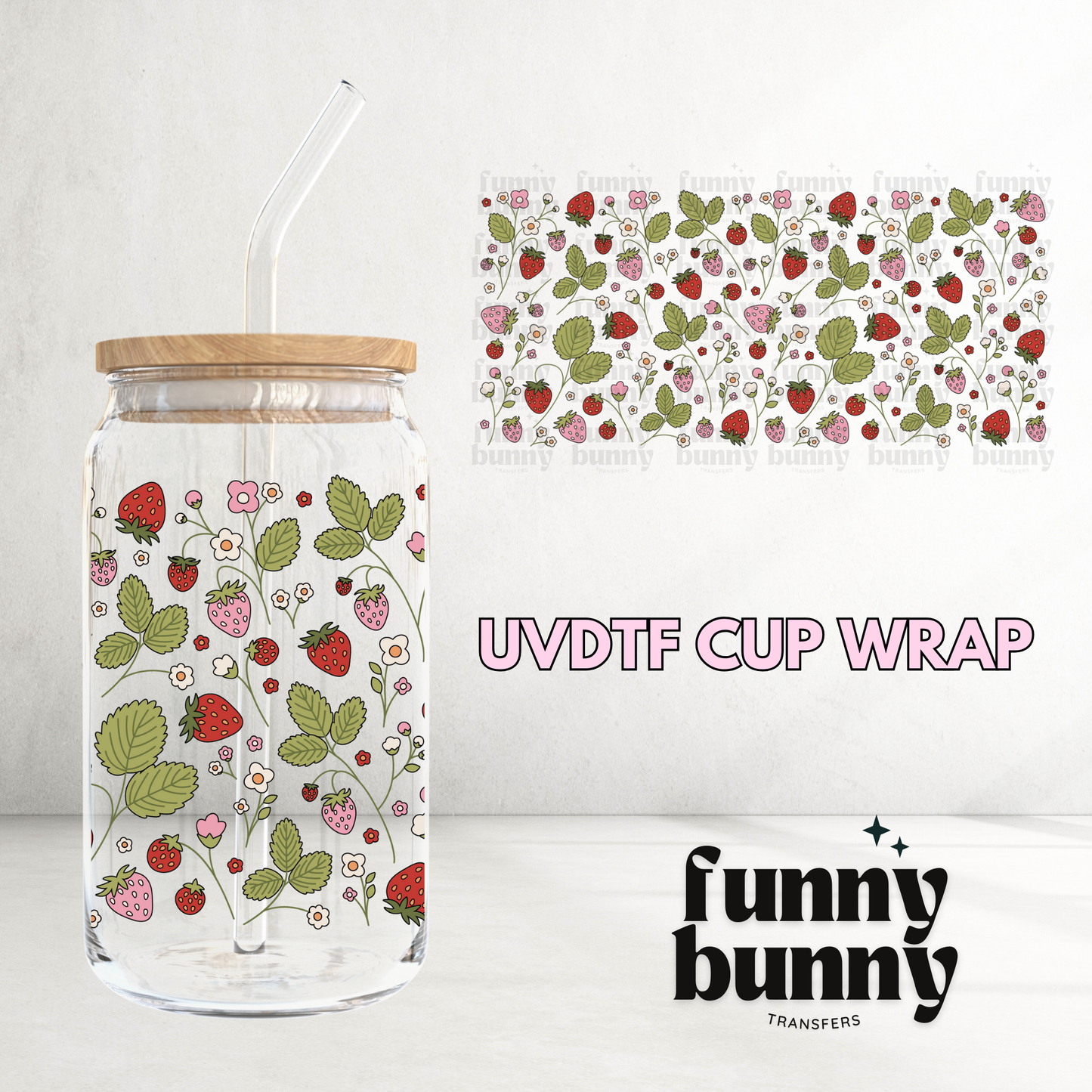 Grow With The Flow - 16oz UVDTF Cup Wrap