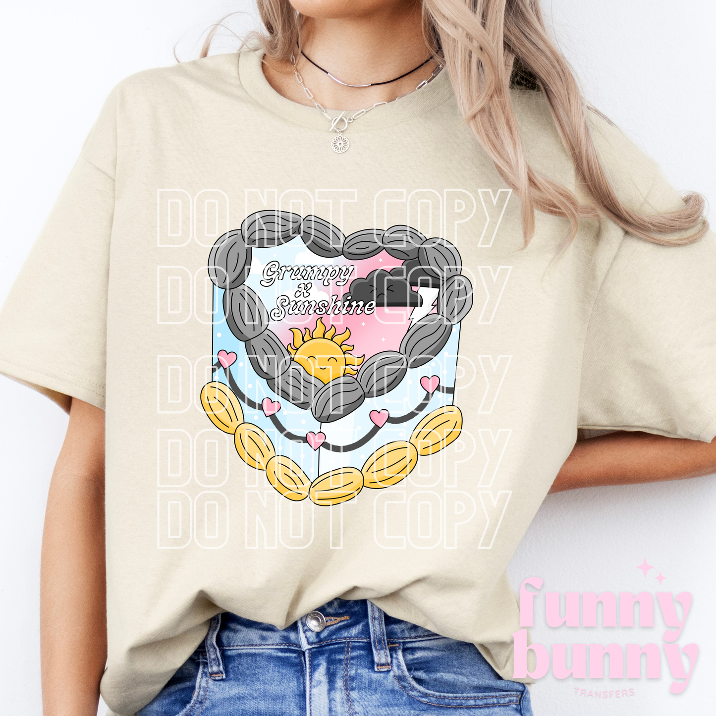 Grumpy Sunshine Cake - DTF Transfer