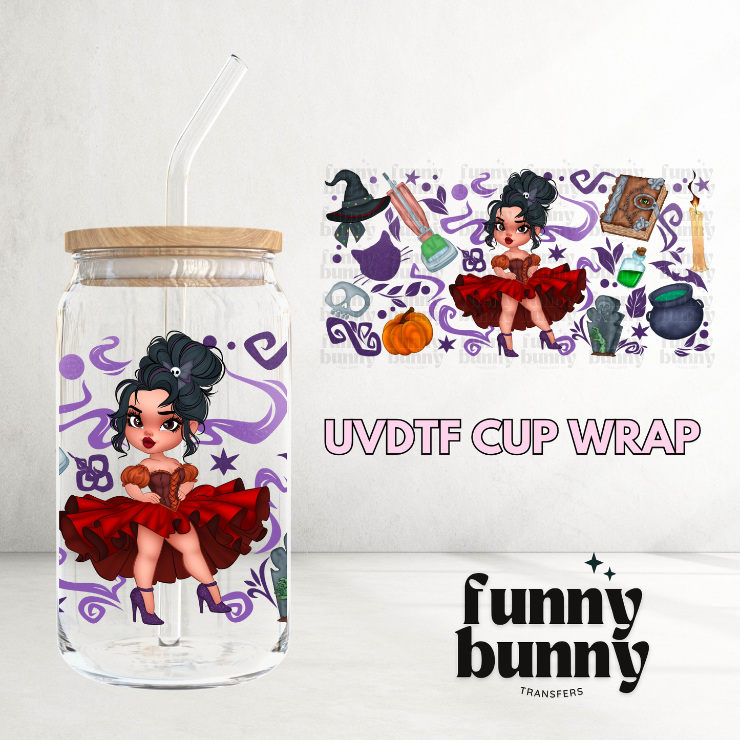 HP Mary - 16oz UVDTF Cup Wrap