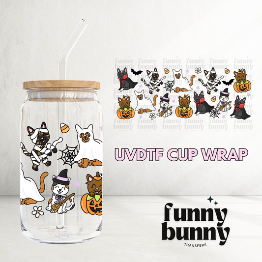 Hallow Kitties - 16oz UVDTF Cup Wrap