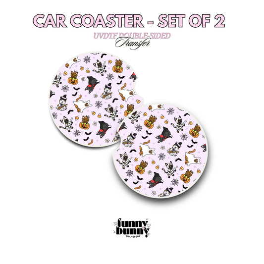 Hallow Kitties - UVDTF Coaster