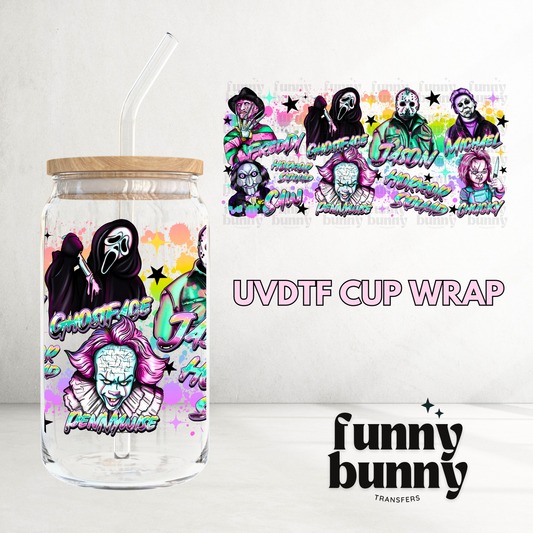 Hallow Neon Creepers - 16oz UVDTF Cup Wrap