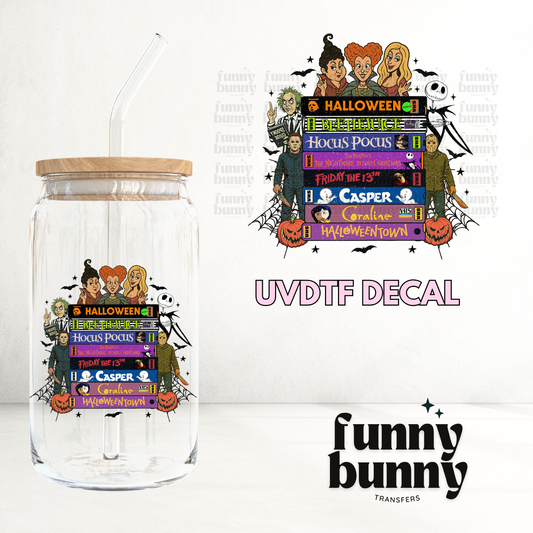 Halloween Books - UVDTF Decal