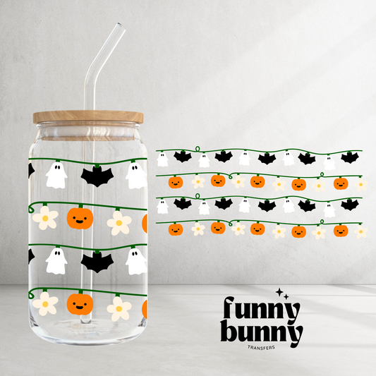 Halloween Lights - 16oz UVDTF Cup Wrap