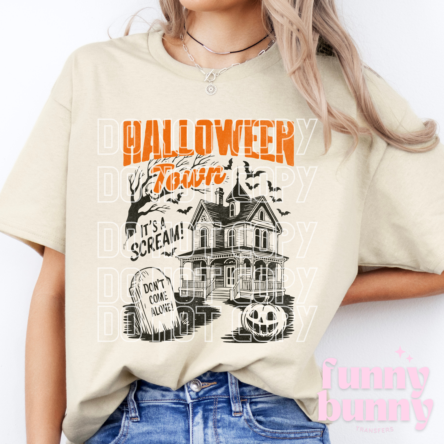 Halloween Scream Town  - DTF Transfer