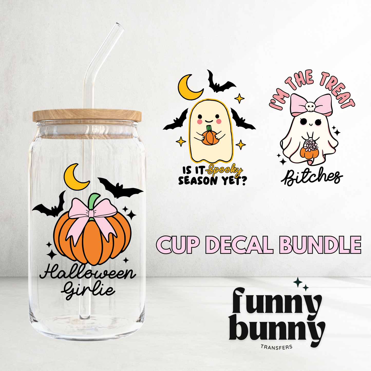 Halloween Spooky Bitches - UVDTF Decal Bundle