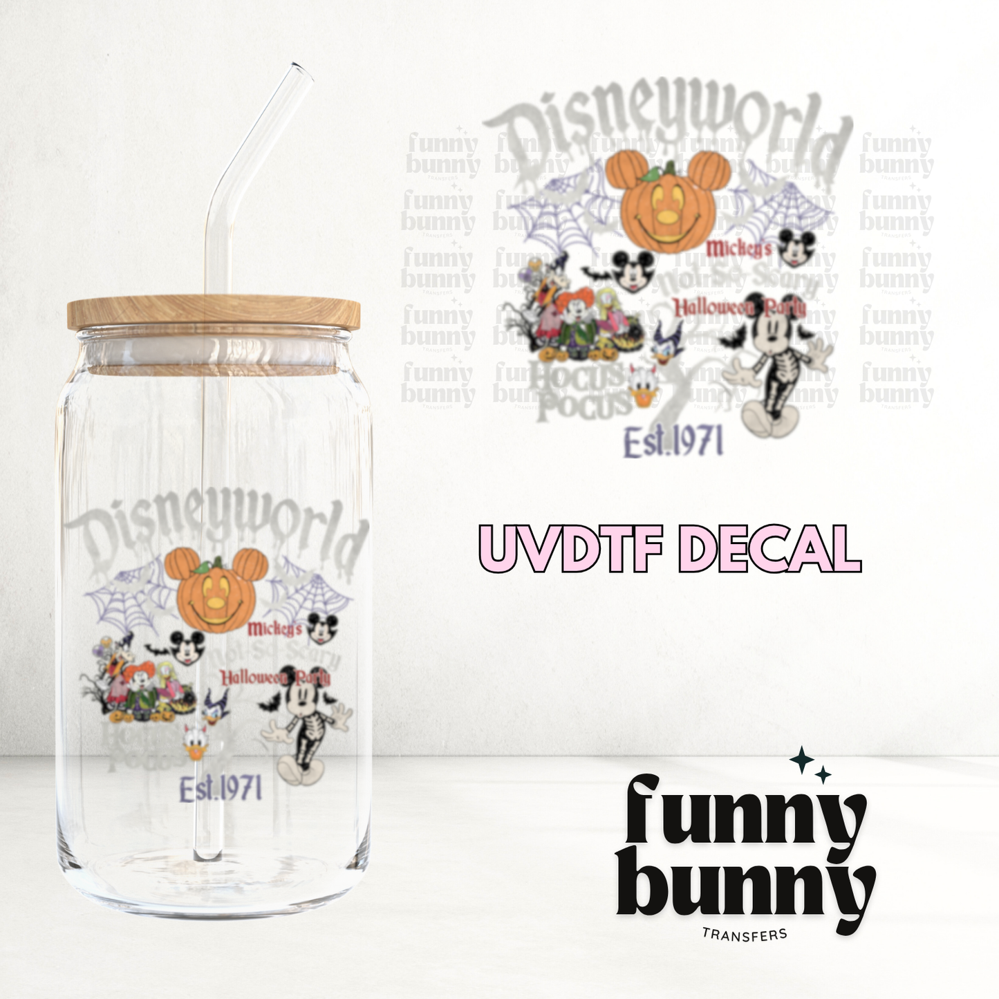 Hallowland - UVDTF Decal