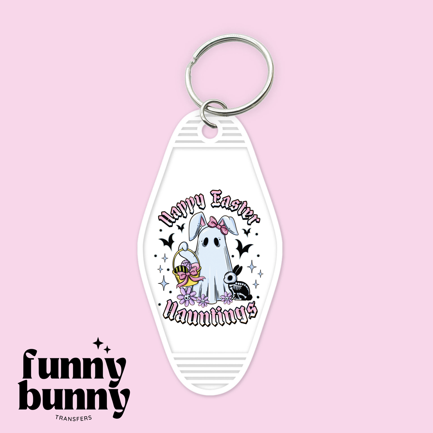 Happy Easter Hauntings - Motel Keychain